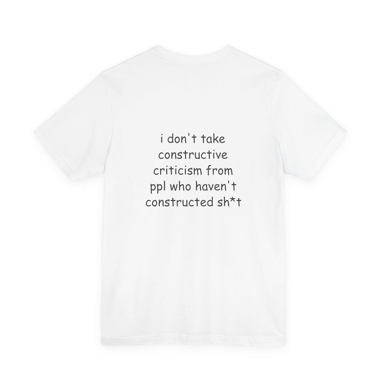 Constructive Criticism